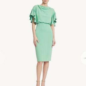 NWT Badgley Mischka Blouson Sheath Dress